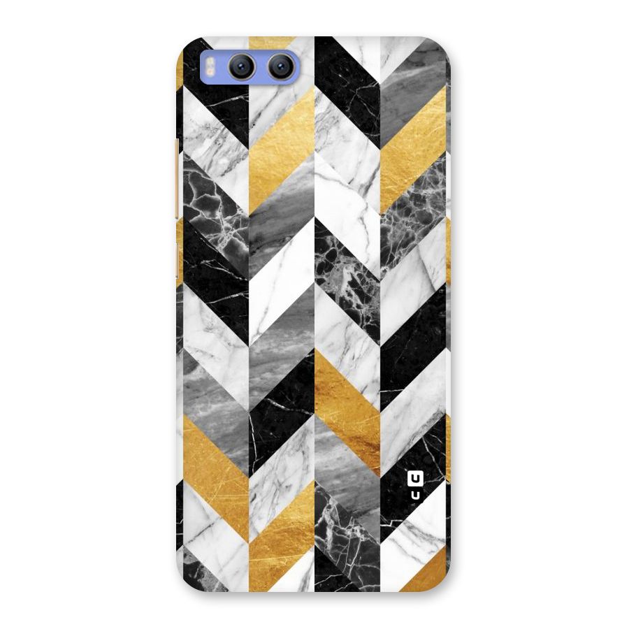 Yellow Grey Marble Back Case for Xiaomi Mi 6