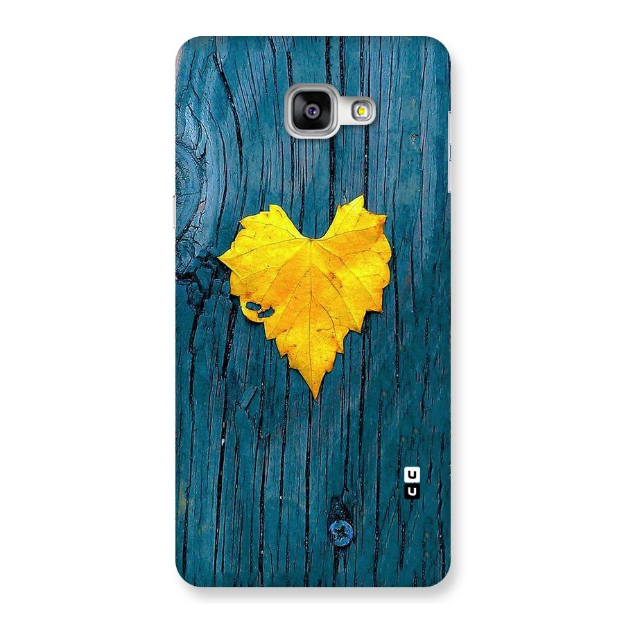 Yellow Leaf Back Case for Galaxy A9