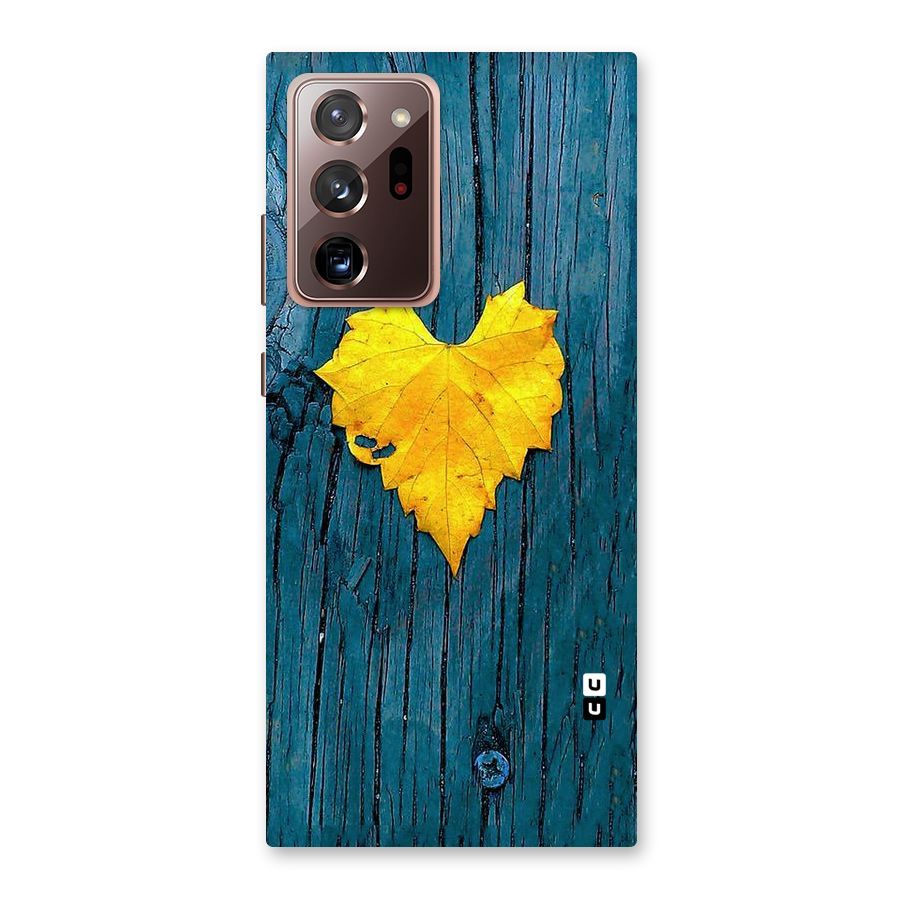 Yellow Leaf Back Case for Galaxy Note 20 Ultra