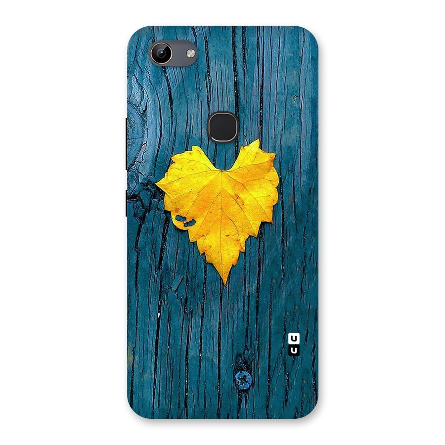 Yellow Leaf Back Case for Vivo Y81