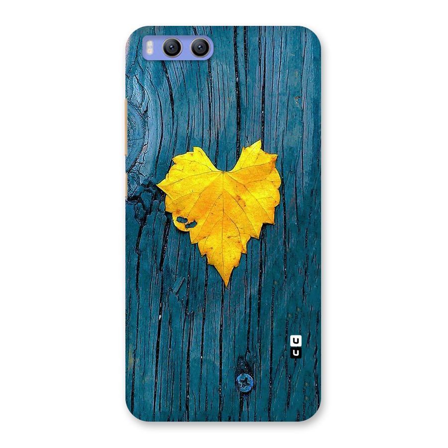 Yellow Leaf Back Case for Xiaomi Mi 6