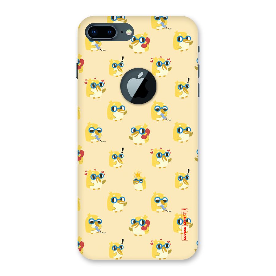 Yellow Parrot Back Case for iPhone 7 Plus Logo Cut