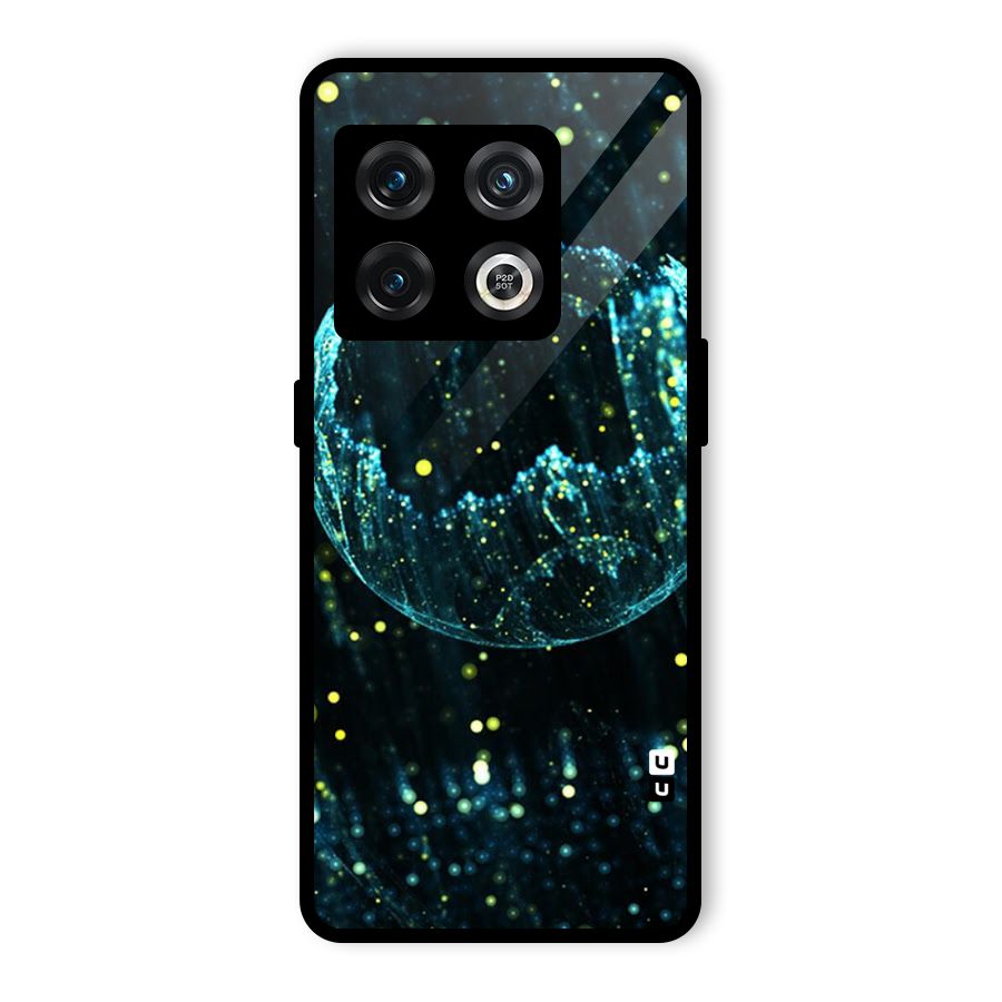 Yellow Rain Glass Back Case for OnePlus 10 Pro 5G
