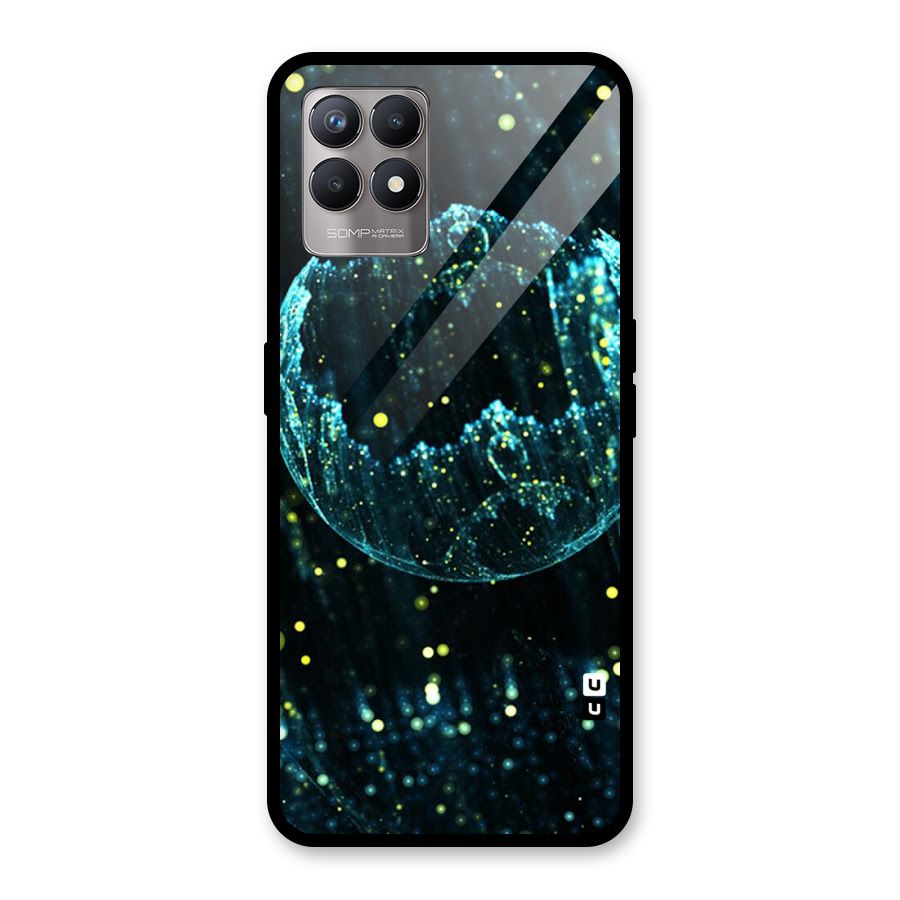 Yellow Rain Glass Back Case for Realme Narzo 50