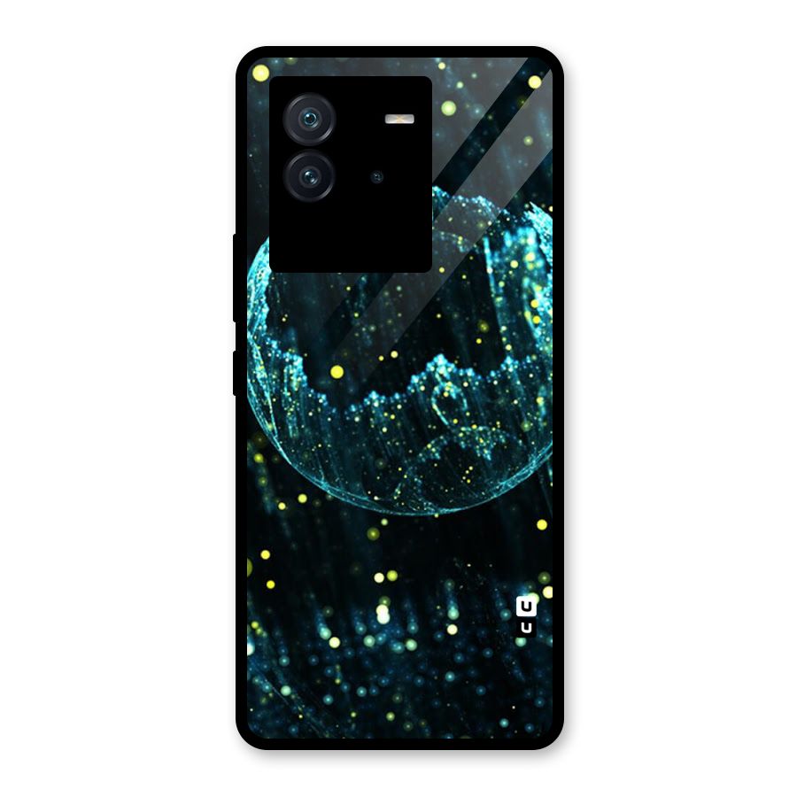 Yellow Rain Glass Back Case for Vivo iQOO Neo 6 5G