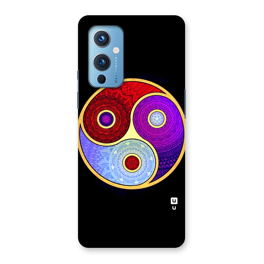 Yin Yang Mandala Design Back Case for OnePlus 9