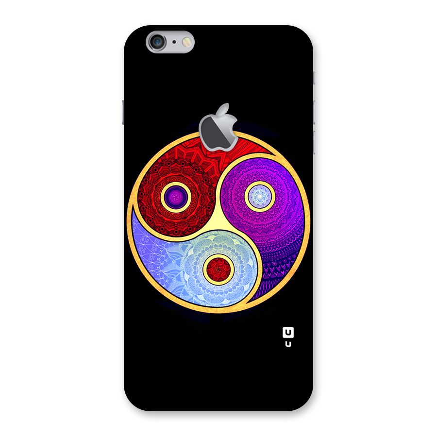 Yin Yang Mandala Design Back Case for iPhone 6 Plus 6S Plus Logo Cut
