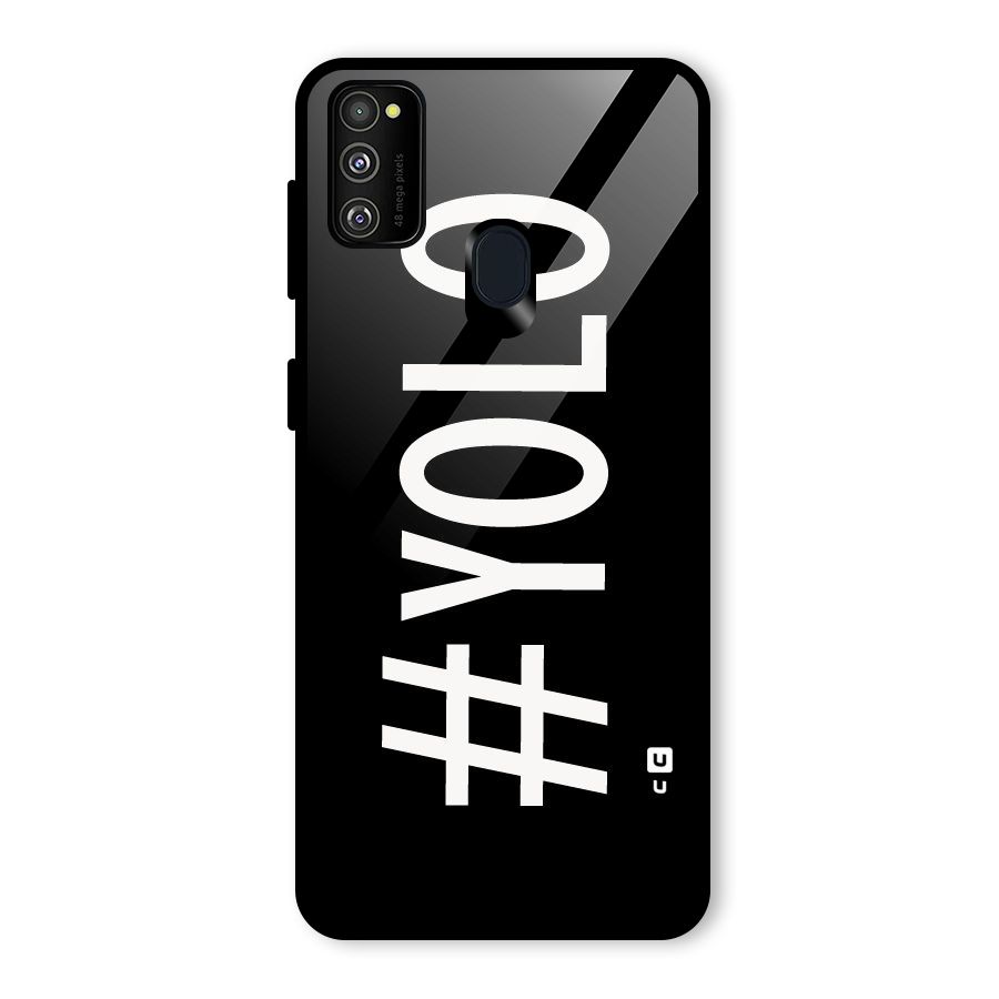 Yolo Glass Back Case for Galaxy M30s
