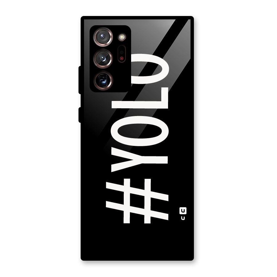 Yolo Glass Back Case for Galaxy Note 20 Ultra 5G