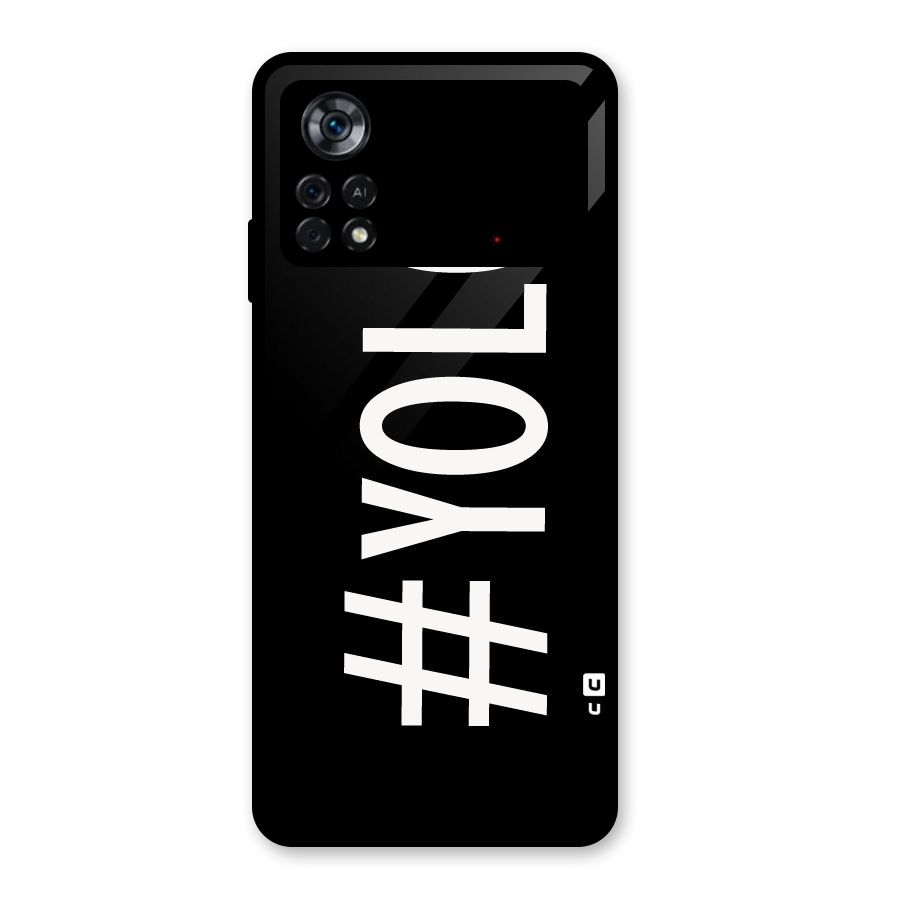 Yolo Glass Back Case for Poco X4 Pro 5G