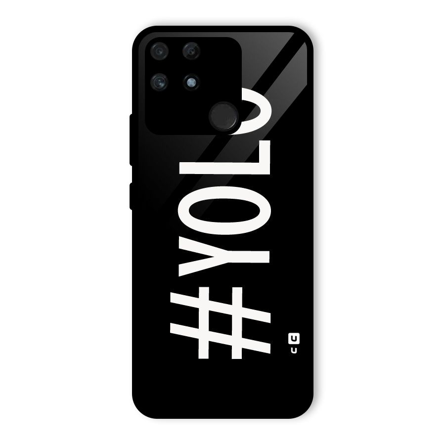 Yolo Glass Back Case for Realme Narzo 50A