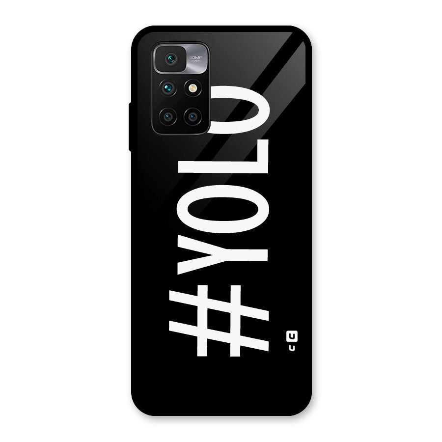 Yolo Glass Back Case for Redmi 10 Prime
