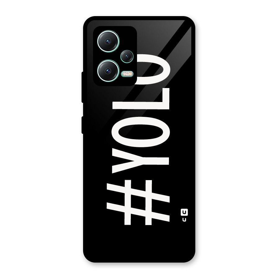Yolo Glass Back Case for Redmi Note 12 5G