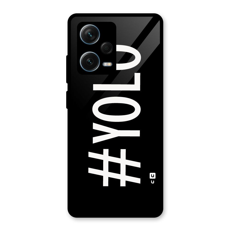Yolo Glass Back Case for Redmi Note 12 Pro Plus 5G