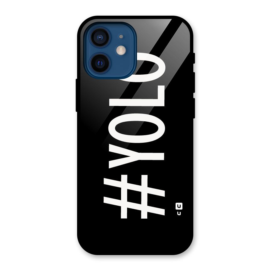 Yolo Glass Back Case for iPhone 12 Mini
