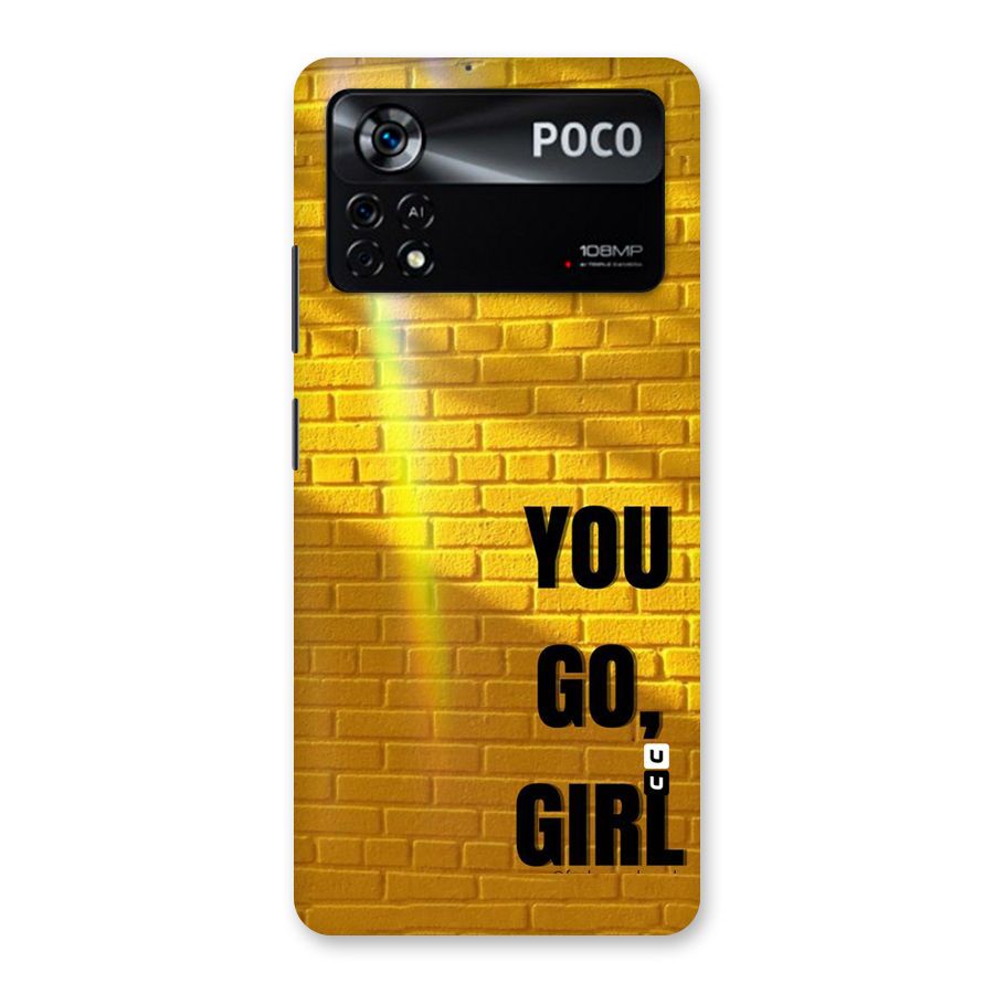 You Go Girl Wall Back Case for Poco X4 Pro 5G