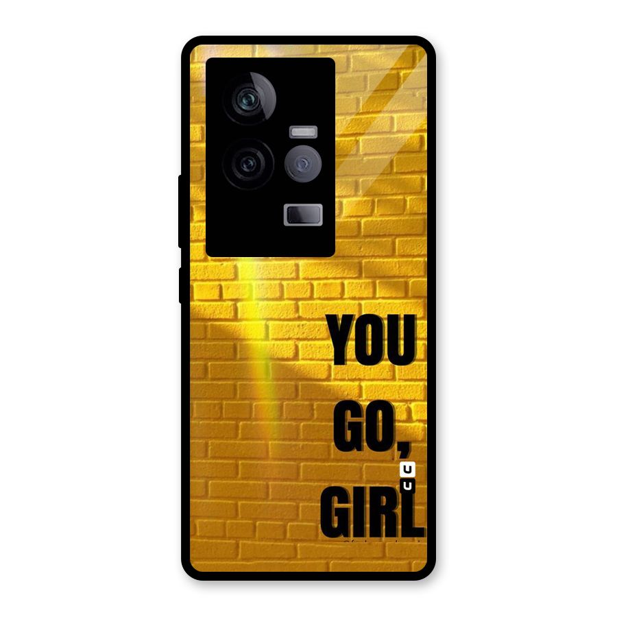 You Go Girl Wall Glass Back Case for Vivo iQOO 11 5G