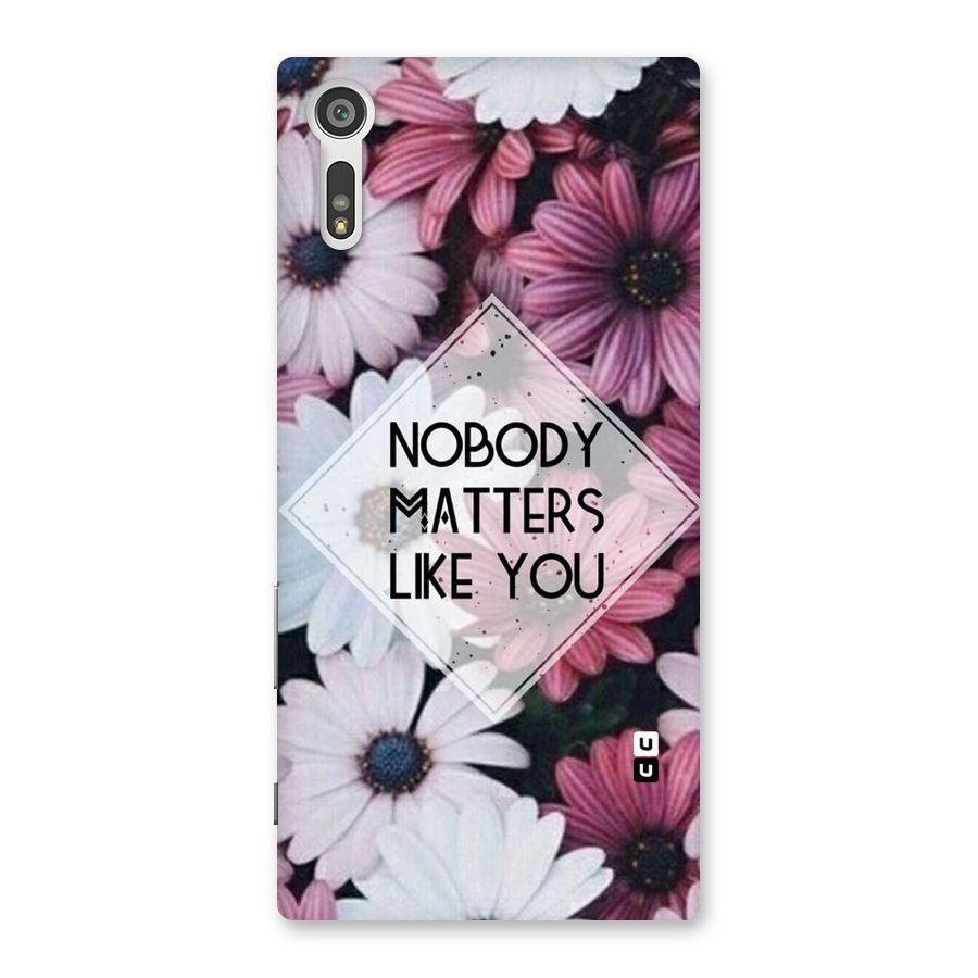 You Matter Back Case for Xperia XZ