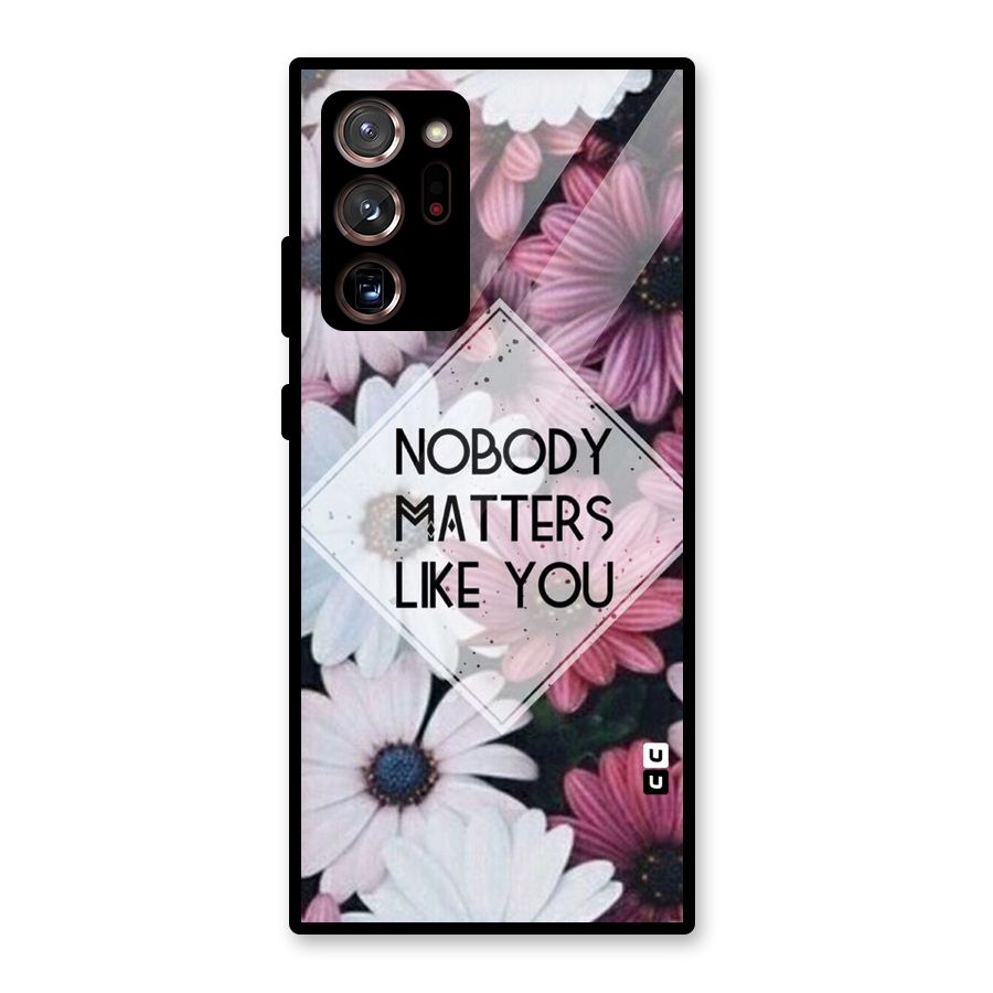 You Matter Glass Back Case for Galaxy Note 20 Ultra 5G