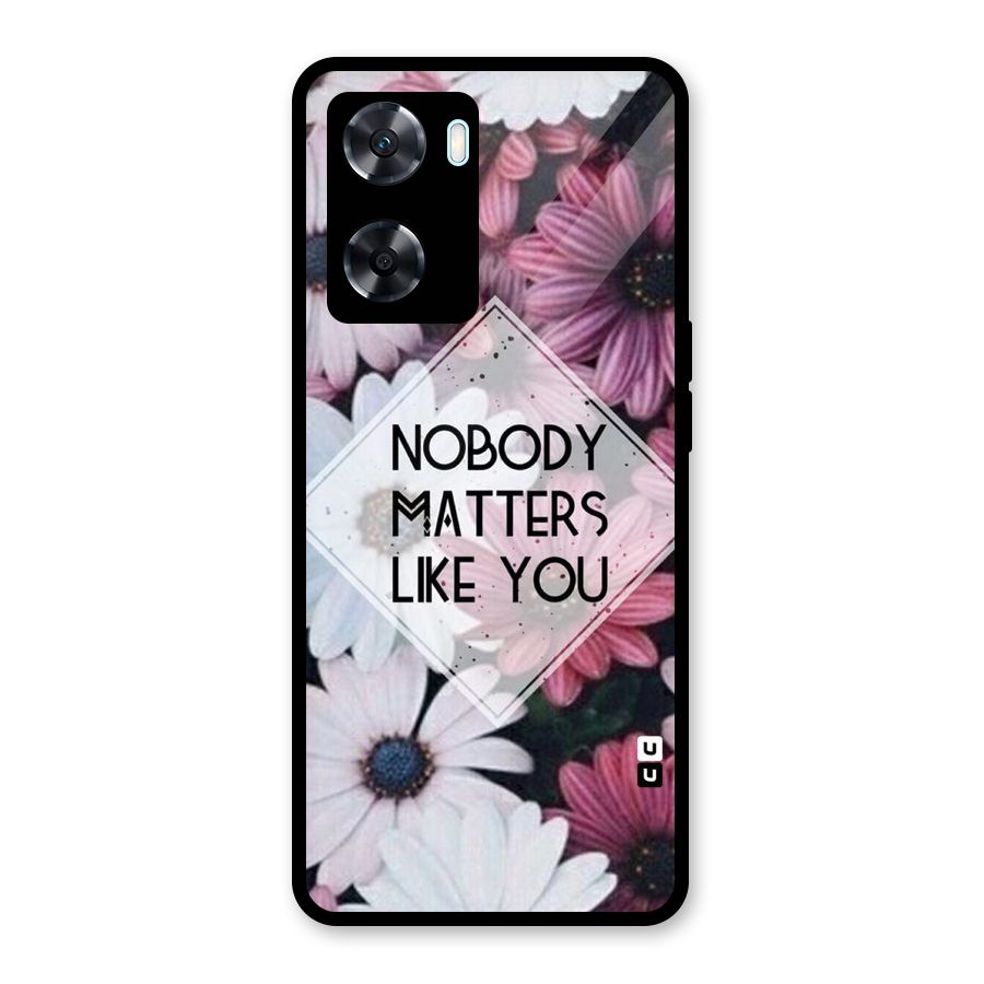 You Matter Glass Back Case for Oppo A77
