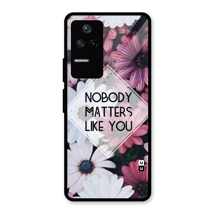 You Matter Glass Back Case for Poco F4 5G