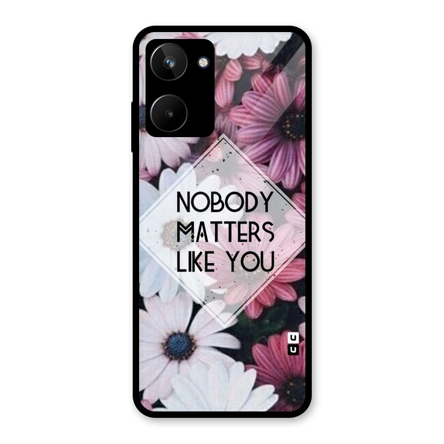 You Matter Glass Back Case for Realme 10