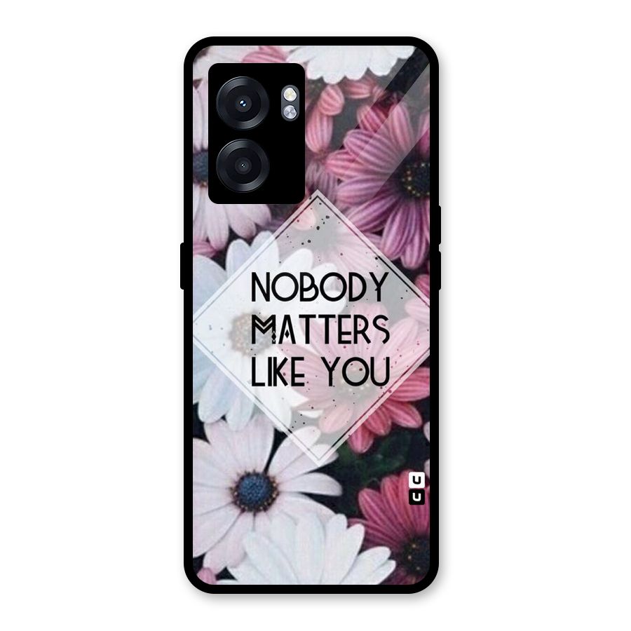 You Matter Glass Back Case for Realme Narzo 50 5G