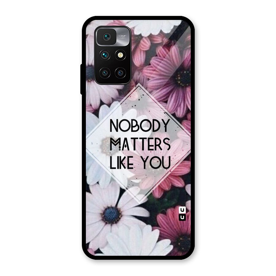 You Matter Glass Back Case for Redmi 10 Prime