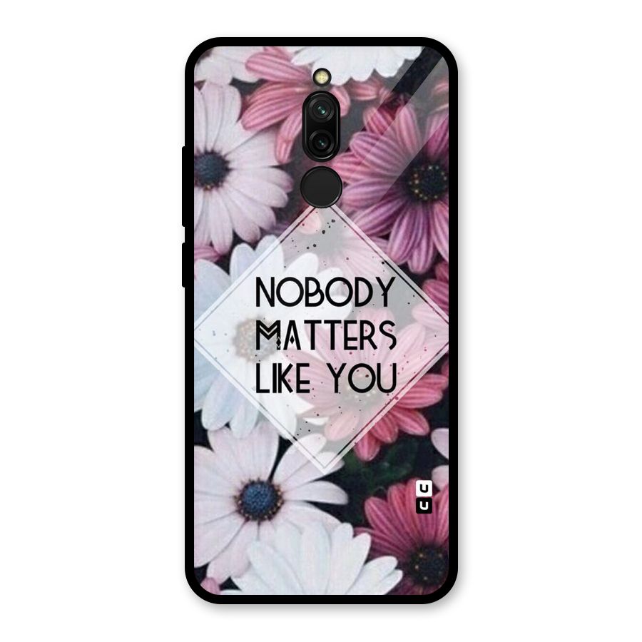 You Matter Glass Back Case for Redmi 8