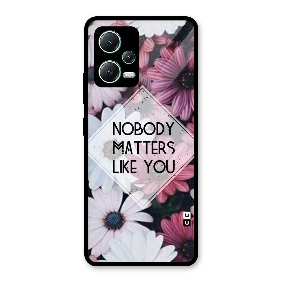 You Matter Glass Back Case for Redmi Note 12 5G