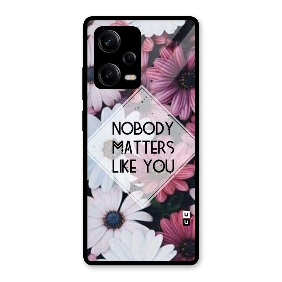 You Matter Glass Back Case for Redmi Note 12 Pro