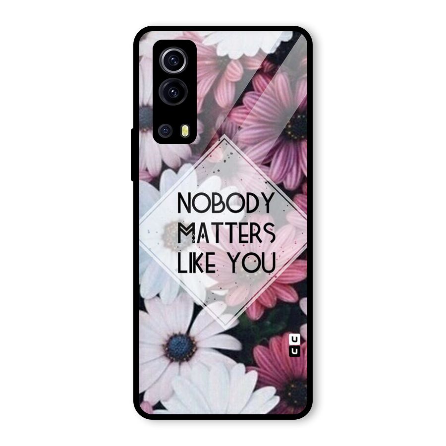 You Matter Glass Back Case for Vivo iQOO Z3