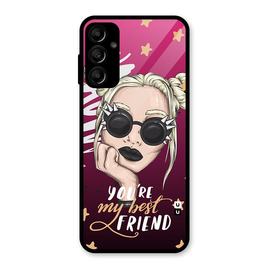 You My Best Friend Glass Back Case for Galaxy A14 5G