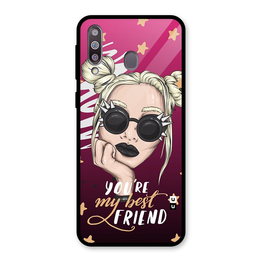 You My Best Friend Glass Back Case for Galaxy M30
