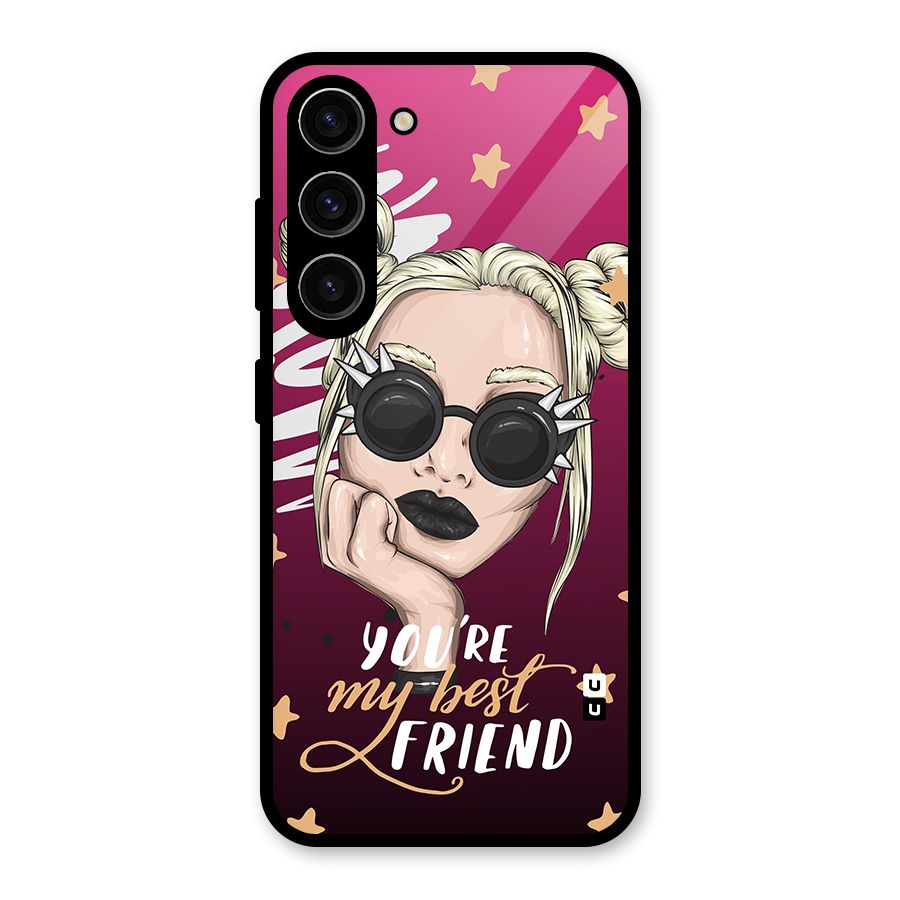 You My Best Friend Glass Back Case for Galaxy S23