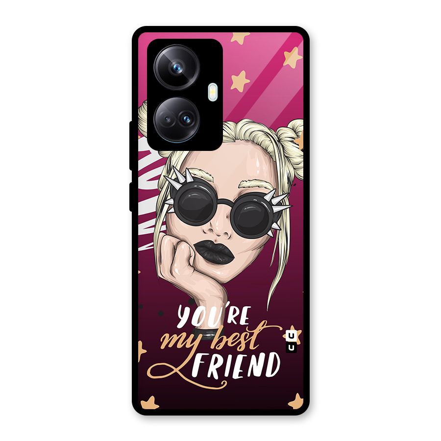 You My Best Friend Glass Back Case for Realme 10 Pro Plus