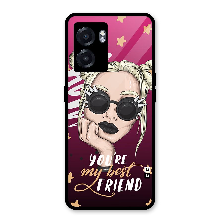 You My Best Friend Glass Back Case for Realme Narzo 50 5G