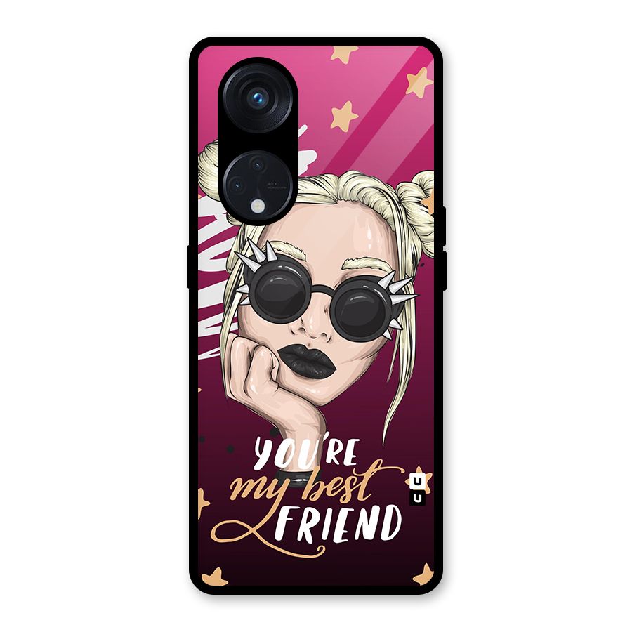 You My Best Friend Glass Back Case for Reno8 T 5G