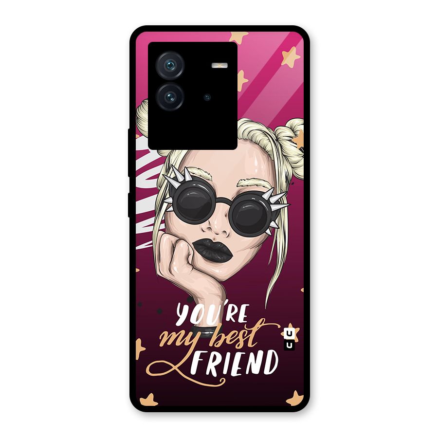 You My Best Friend Glass Back Case for Vivo iQOO Neo 6 5G