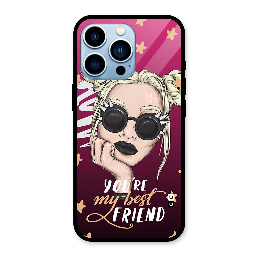 You My Best Friend Glass Back Case for iPhone 13 Pro