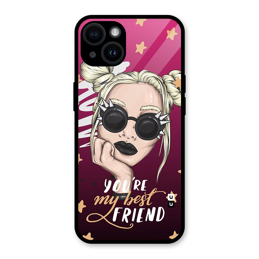 You My Best Friend Glass Back Case for iPhone 14