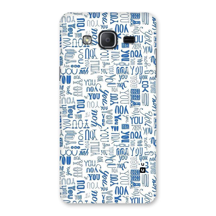 You Pattern Back Case for Galaxy On7 2015