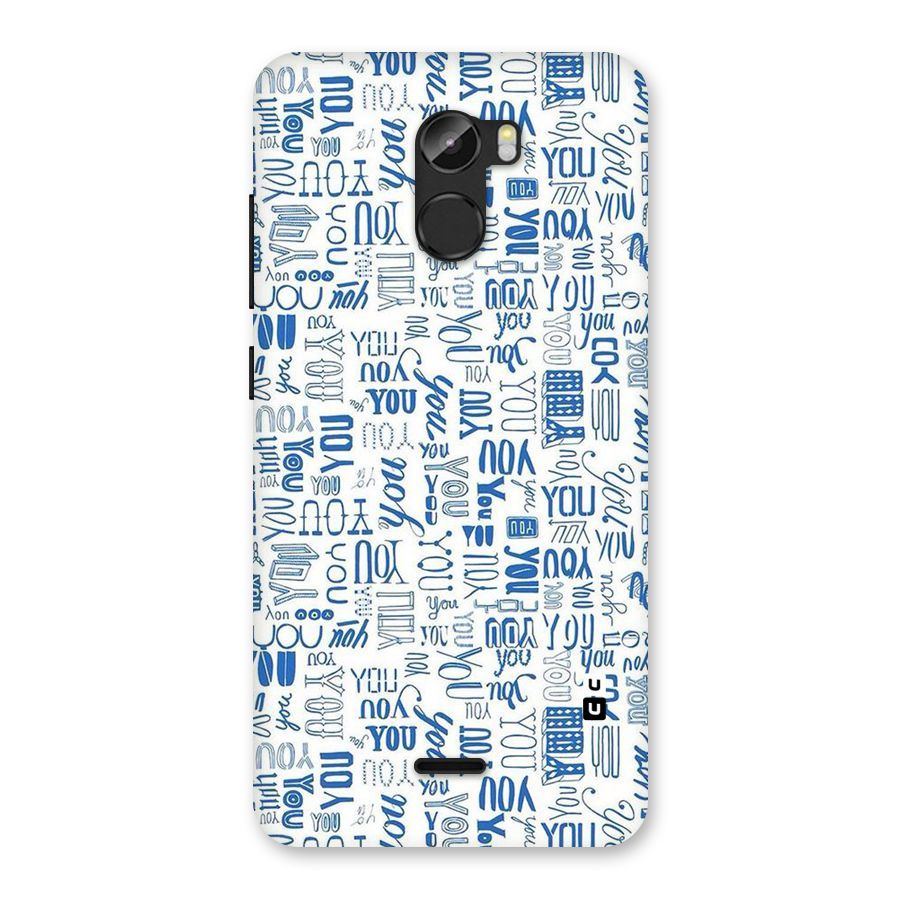 You Pattern Back Case for Gionee X1