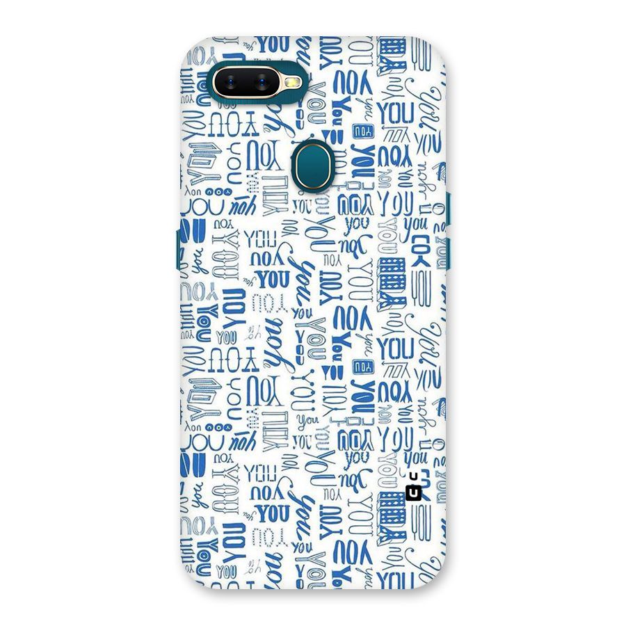 You Pattern Back Case for Oppo A11k