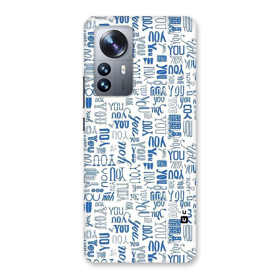 You Pattern Back Case for Xiaomi 12 Pro