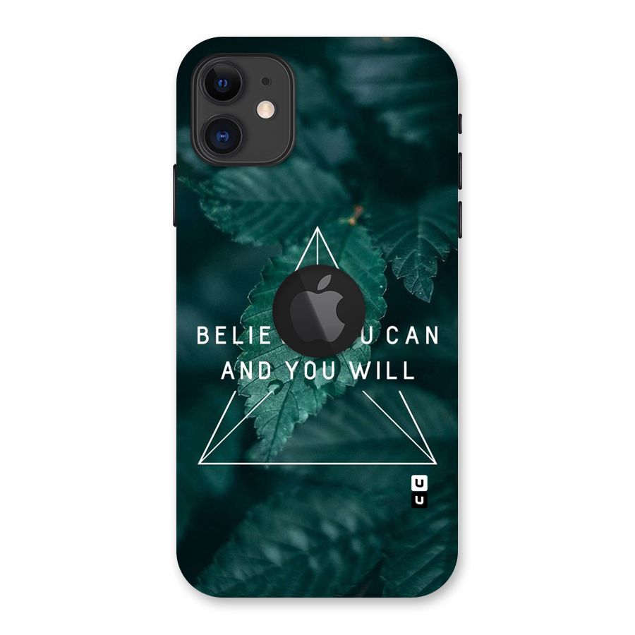 You Will Back Case for iPhone 11 Logo Cut