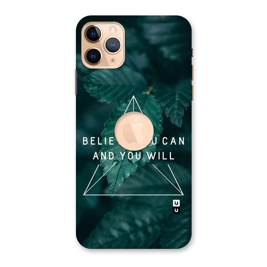 You Will Back Case for iPhone 11 Pro Max Logo Cut