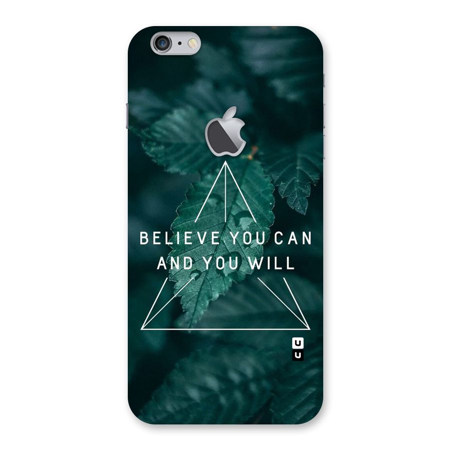 You Will Back Case for iPhone 6 Plus 6S Plus Logo Cut