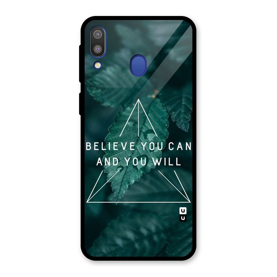 You Will Glass Back Case for Galaxy M20