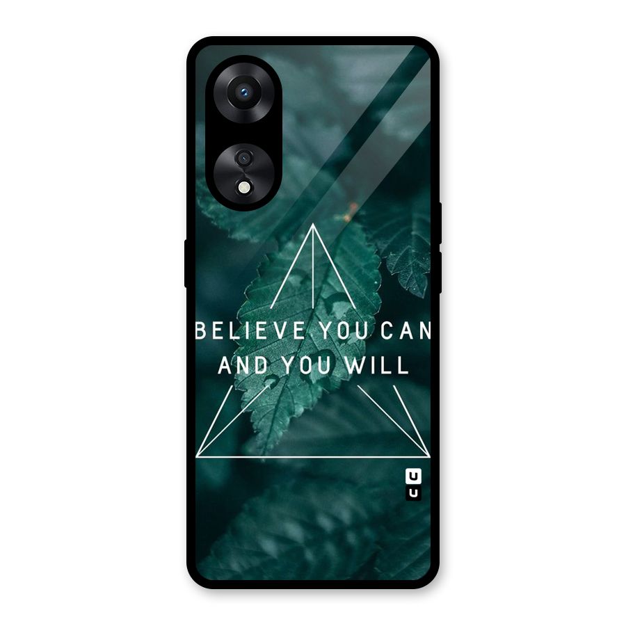 You Will Glass Back Case for Oppo A78